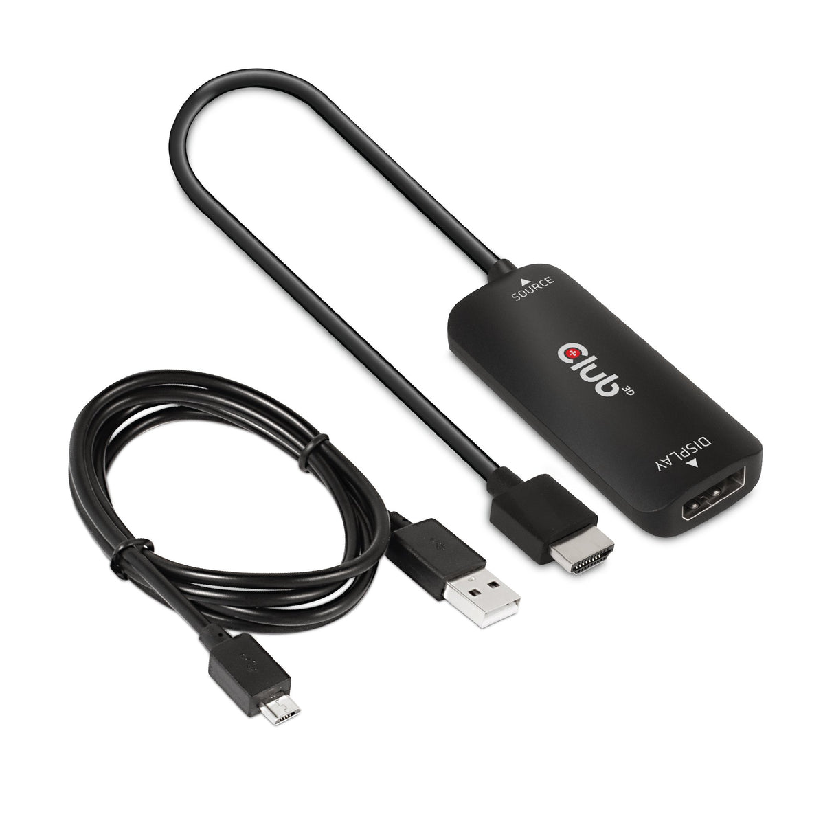 EAN 8719214472498 - CLUB3D CAC-1335 adaptador de cable de vídeo 1 m HDMI + USB DisplayPort Negro imagen 4