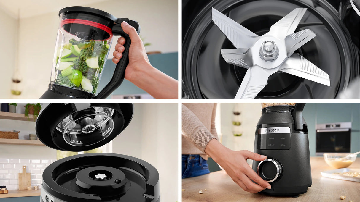 EAN 4242005393107 - Bosch Serie 6 MMB6652B licuadora 2 L Batidora de vaso 1800 W Negro imagen 6