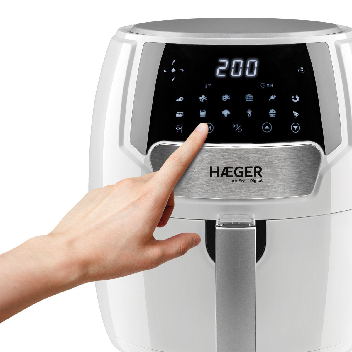 EAN 5608475033414 - Haeger AF-D42.007A freidora Sencillo 4,2 L 1500 W Freidora de aire caliente Blanco imagen 4