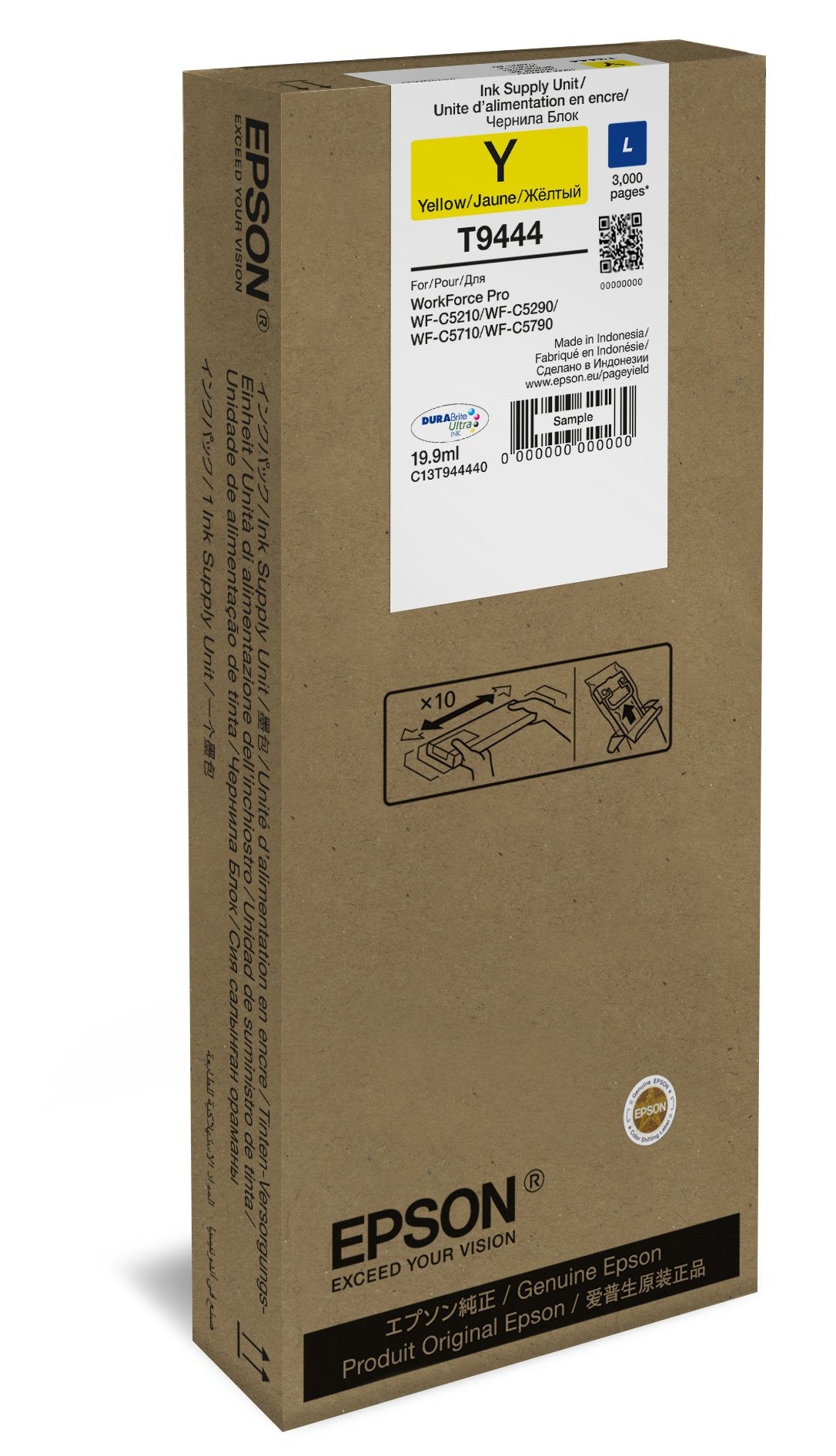 EAN 8715946645339 - Epson C13T944440 cartucho de tinta 1 pieza(s) Original Amarillo imagen 1