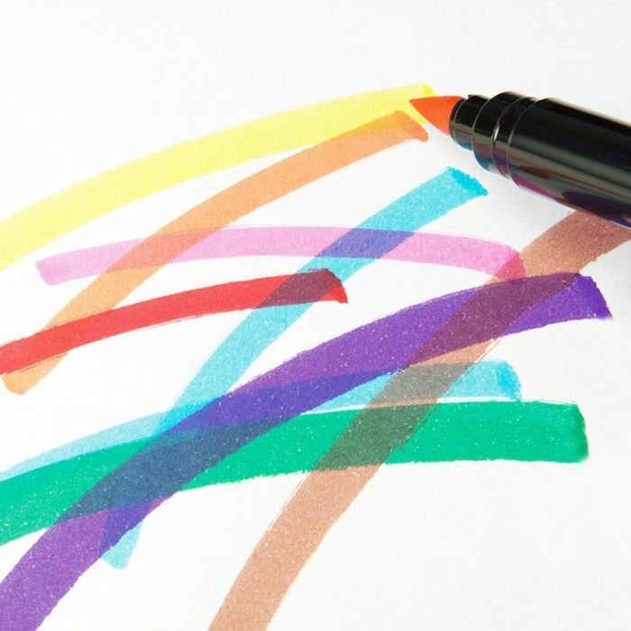 Milan Rotuladores Punta Pincel Estuche De 24 C/Surtidos