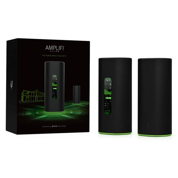 Amplifi Alien Wifi Kit Router Inalámbrico Gigabit Ethernet Doble Banda (2,4 Ghz 5 Ghz) Negro, Verde