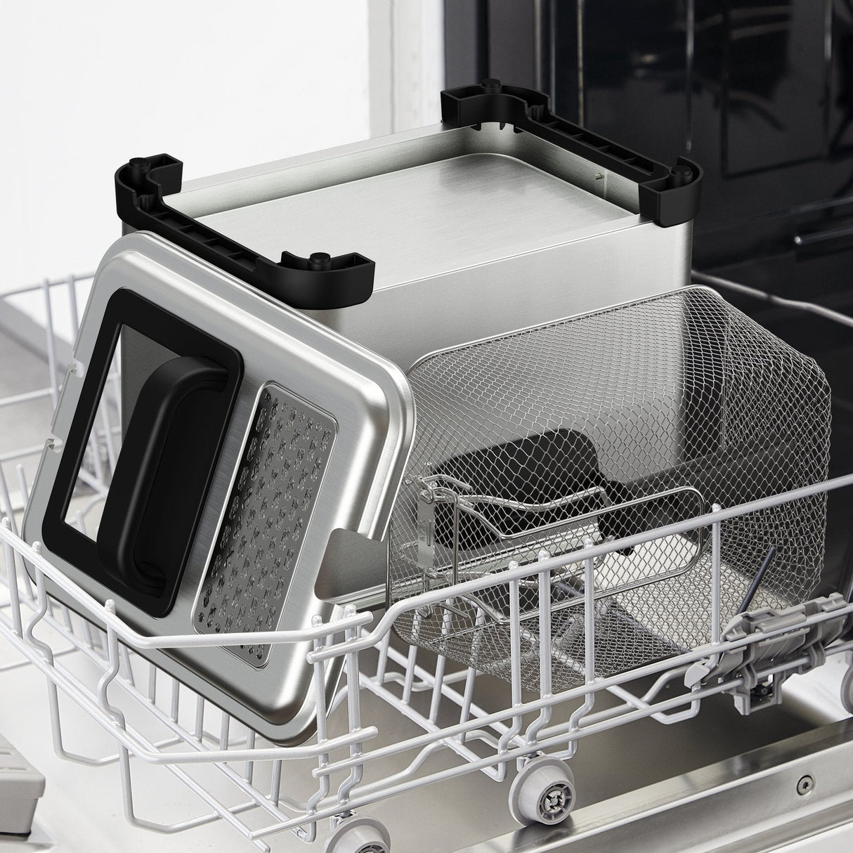 EAN 3045387249212 - Tefal Family Pro FR507D Sencillo 4 L Independiente 2400 W Freidora Acero inoxidable imagen 8