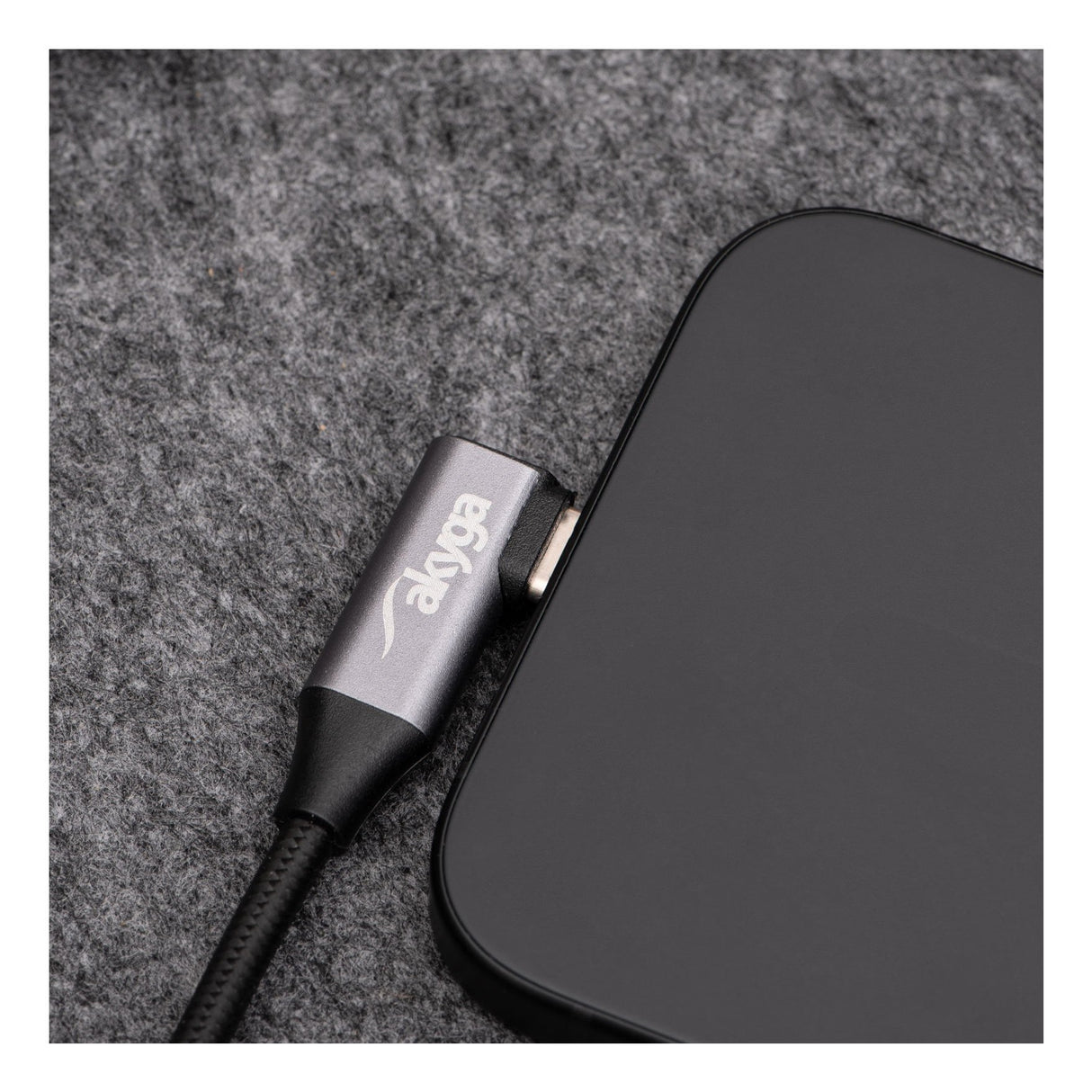 EAN 5901720139696 - Akyga AK-USB-55 cable de conector Lightning 0,3 m Negro imagen 3