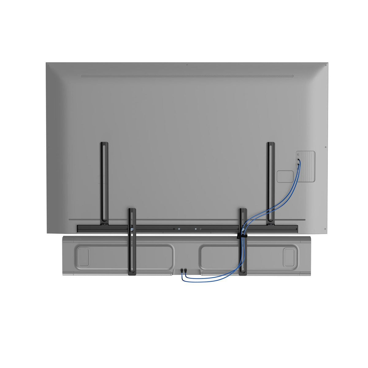 Tv-Mounted Flexible Universal Soundbar Mount