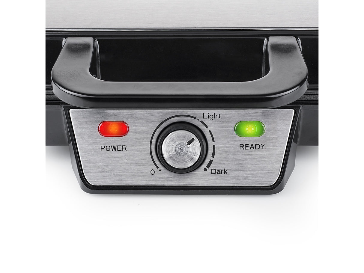 EAN 8713016031129 - Tristar WF-2195 gofrera 2 barquillo(s) 1000 W Negro, Acero inoxidable imagen 4