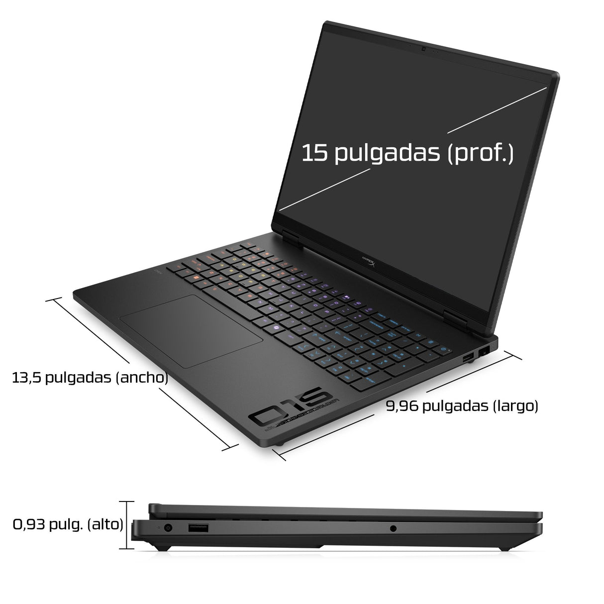 EAN 821844741764 - HP HyperX OMEN 15 inch Gaming Laptop PC 15-ga0004ns Intel® Core™ i7 i7-14650HX 38,9 cm (15.3") 2K 24 GB DD imagen 6