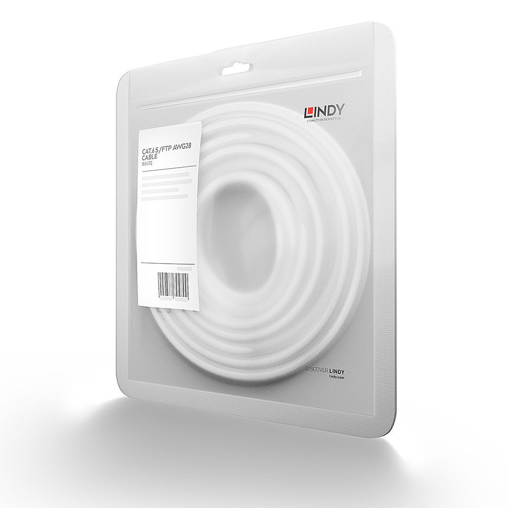 EAN 4002888473880 - Lindy 47388 cable de red Blanco 10 m Cat6 S/FTP (S-STP) imagen 2