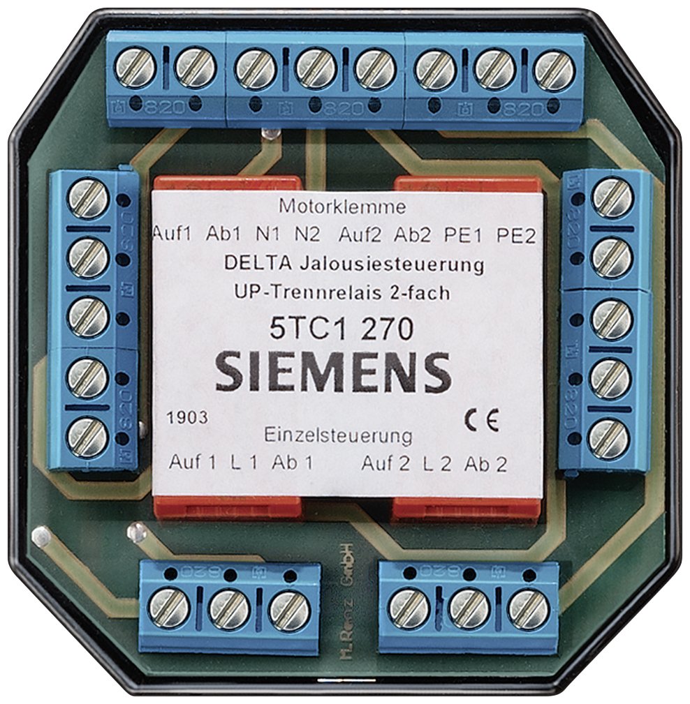 Siemens Schalterprogramm Jalousie-Interruptor Delta 5tc1270 1 Ud.