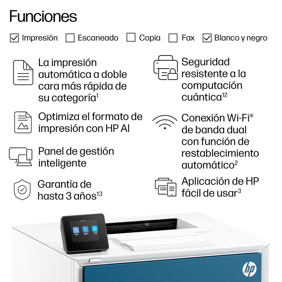 Hp Laserjet Pro 4007dn - Impresora - S/W - Duplex