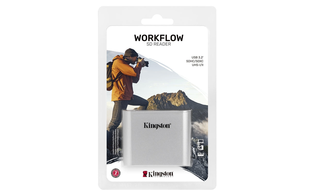 EAN 0740617307740 - Kingston Technology Workflow SD Reader Negro, Plata imagen 3
