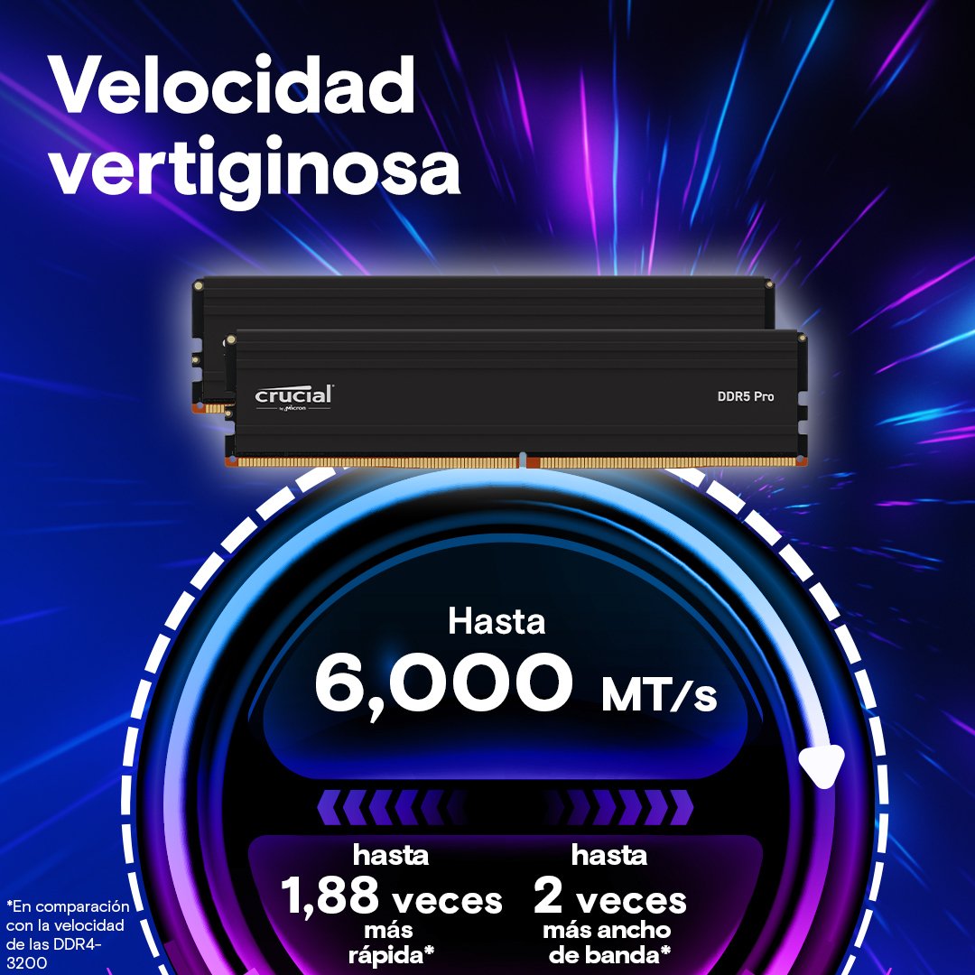 EAN 0649528944474 - Crucial Pro CP2K64G56C46U5 módulo de memoria 128 GB 2 x 64 GB DDR5 imagen 2