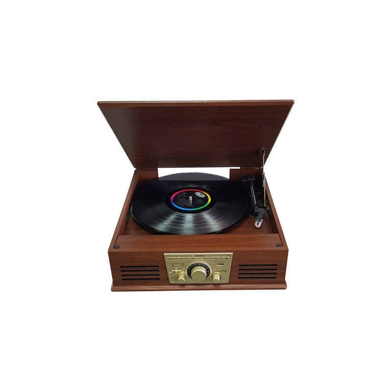 EAN 8429015018435 - Sunstech PXR32 Tocadiscos de tracción directa Madera imagen 2