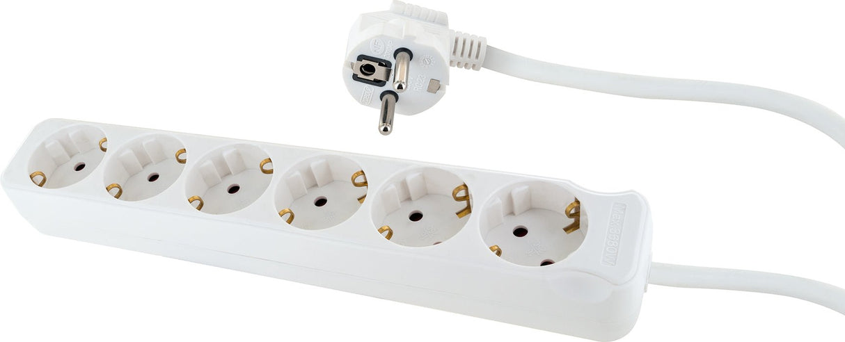 EAN 4004005039580 - Schwaiger STSL0614 base múltiple 1,4 m 6 salidas AC Interior Blanco imagen 1