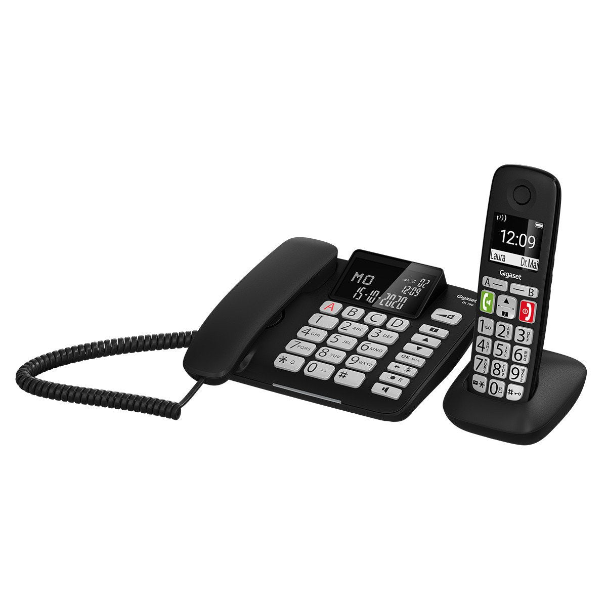 EAN 4250366862798 - Gigaset DL780 Plus Teléfono DECT/analógico Identificador de llamadas Negro imagen 3