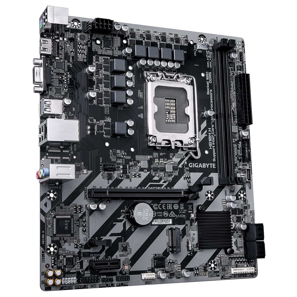 EAN 4719331869540 - GIGABYTE H810M H placa base Intel H810 LGA 1851 (Socket V1) micro ATX imagen 3