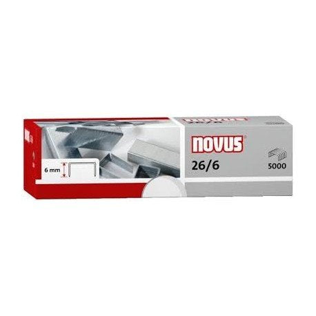Novus Heftklammern 26 6 - 5.000 Unidades