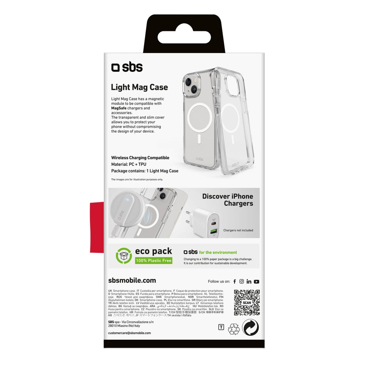 Funda Para Iphone 15 Sbs Teligmagip1561t (6.1") Transparente