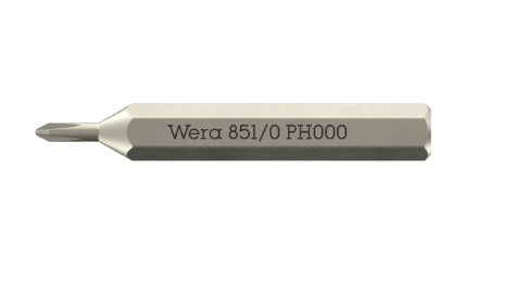 Wera 851 Micro Bits Ph 000 X 30mm