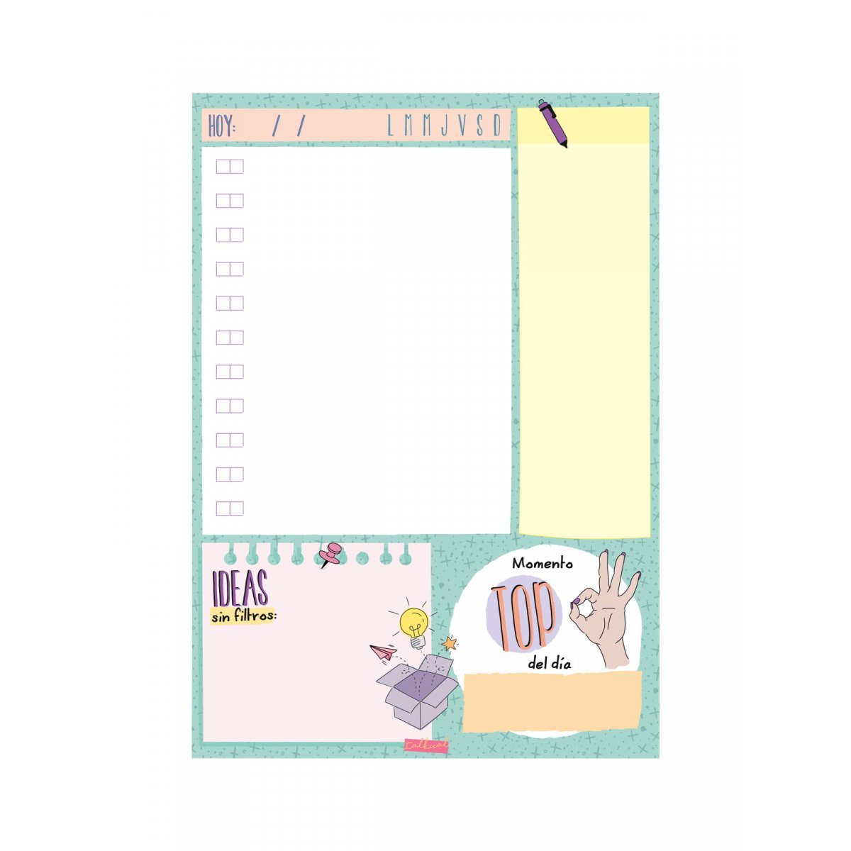 Finocam Planificador Talkual Diario Pro Din A5 1dp