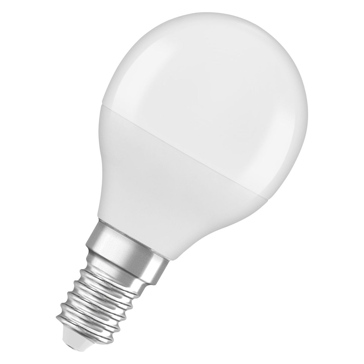 Osram Bombilla Led Esférica Mate Con Disipador De Calor - 4w Equivalente A 40w E14 - Blanco Cálido