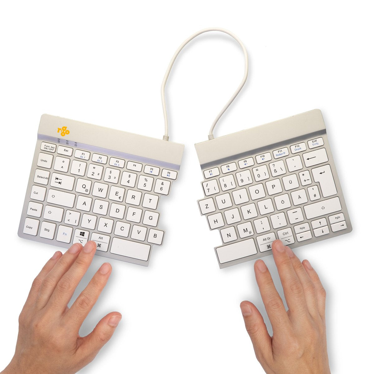 EAN 8719274491873 - R-Go Tools RGOSBDEWLWH teclado Oficina Alemán imagen 6