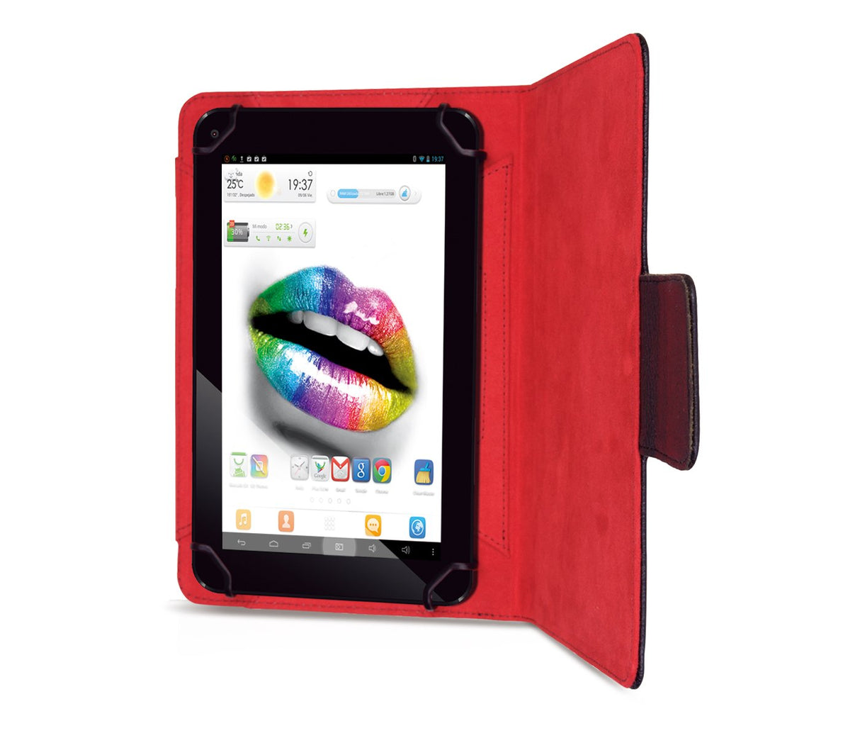 EAN 8436043195977 - Phoenix Technologies PHTABLETCASE8 funda para tablet 20,3 cm (8") Folio Negro imagen 1