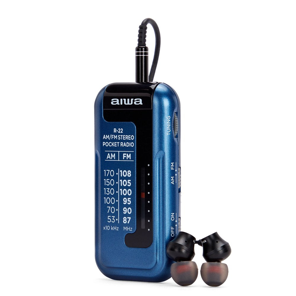 Radio Portátil Aiwa R-22bl Azul
