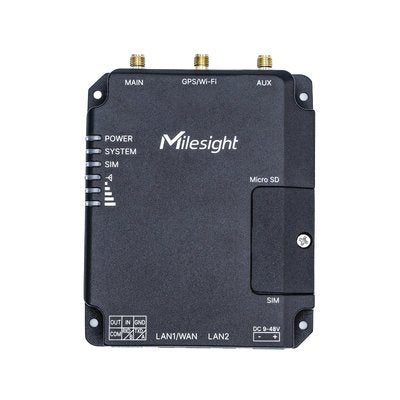 EAN 6974225032464 - Milesight UR32-L04AF-W-485 router inalámbrico Ethernet rápido Banda única (2,4 GHz) 4G Negro imagen 1