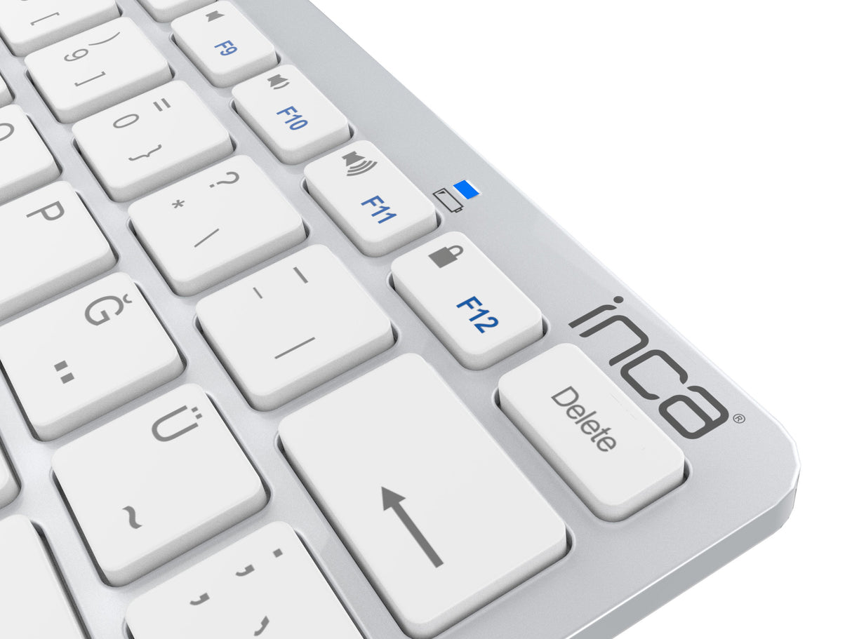 EAN 8681949011825 - Inca IBK-569BT teclado Hogar Bluetooth Metálico, Plata imagen 4