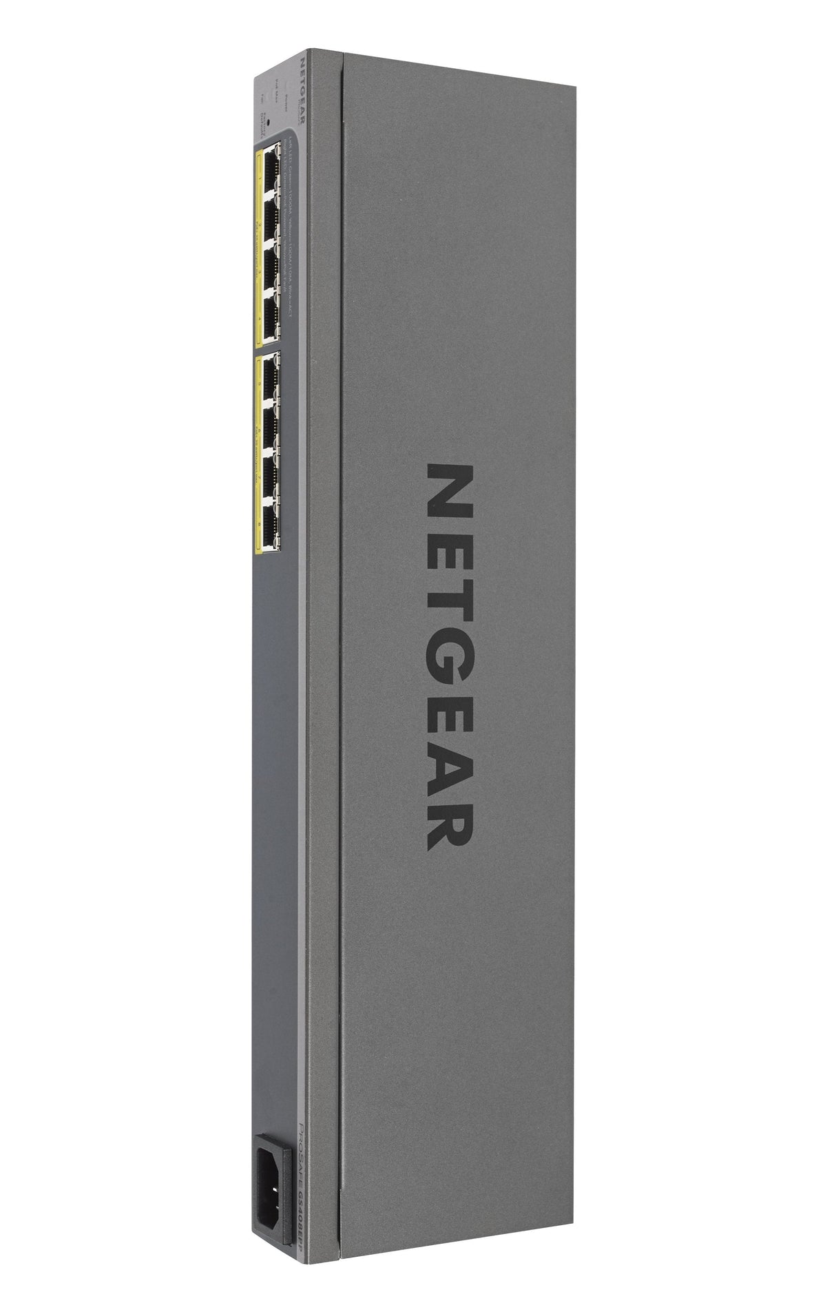 Netgear Gs408epp Gestionado L2 Gigabit Ethernet (10/100/1000) Energía Sobre Ethernet (Poe) Negro, Gris