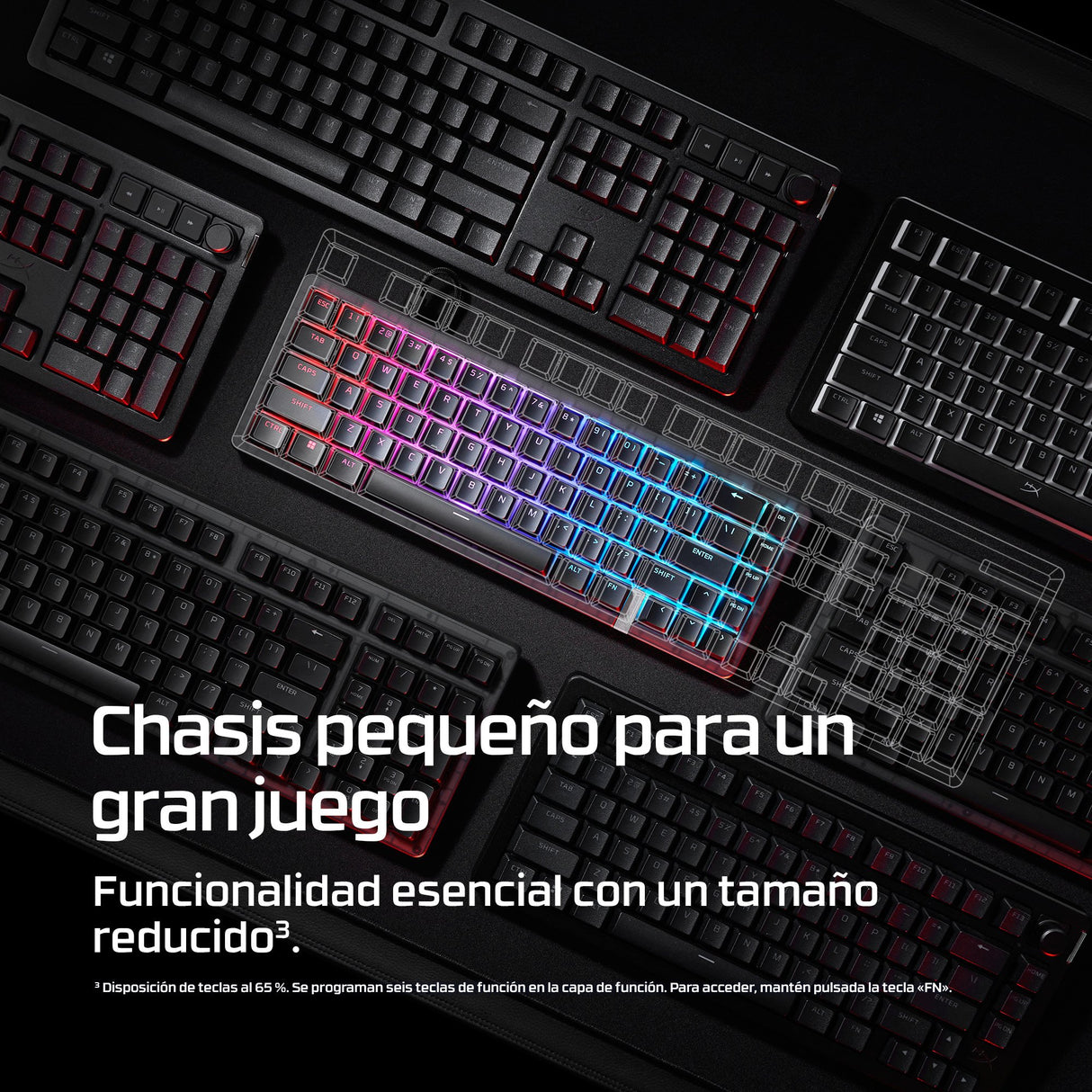 EAN 0199251353246 - HyperX Origins 2 65 Pro teclado Negro imagen 5