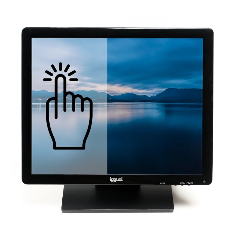 Iggual Mtl19b Monitor Lcd Táctil 19" Sxga Usb