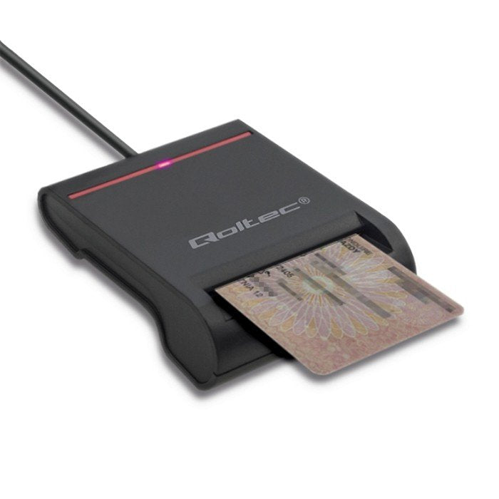 EAN 5901878506425 - Qoltec 50642 lector de tarjeta magnética USB Negro imagen 3