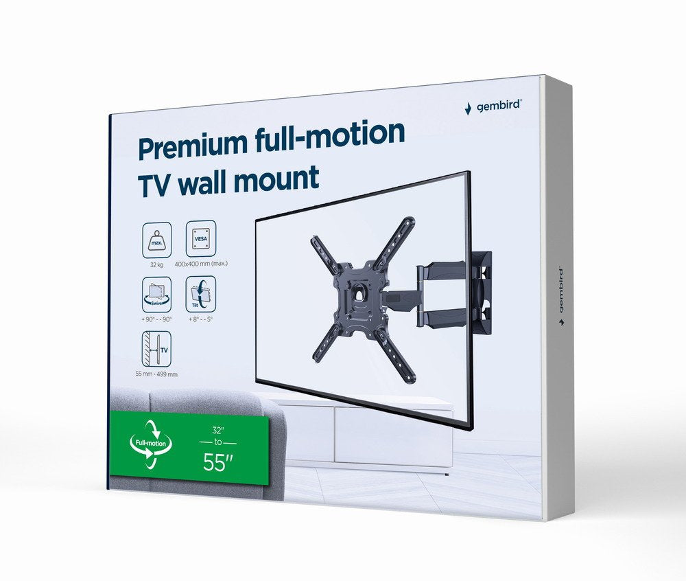 EAN 8716309127349 - Gembird WM-55ST-01 soporte para TV 139,7 cm (55") Acero imagen 9