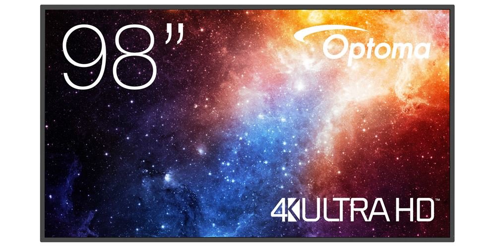Optoma N3981k Pantalla Señalización Digital 2,49 M (98") Led Wifi 500 Cd / M² 4k Ultra Hd Negro Android 11 24/7