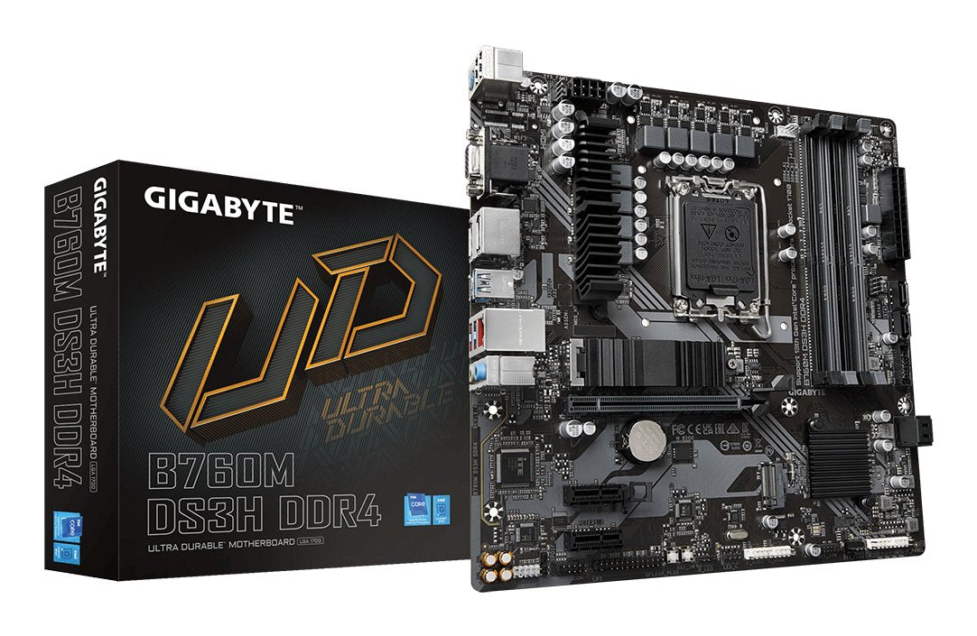 EAN 4719331850876 - GIGABYTE B760M DS3H DDR4 placa base Intel B760 Express LGA 1700 micro ATX imagen 1