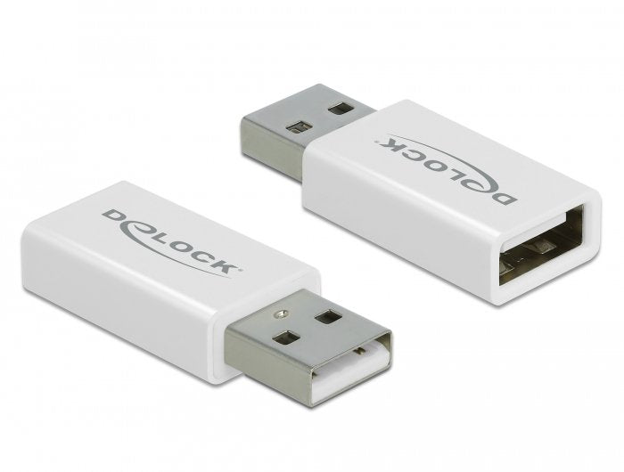 Adaptador Usb 2.0 De Delock Tipo A Macho A Bloqueador De Datos Hembra Tipo A