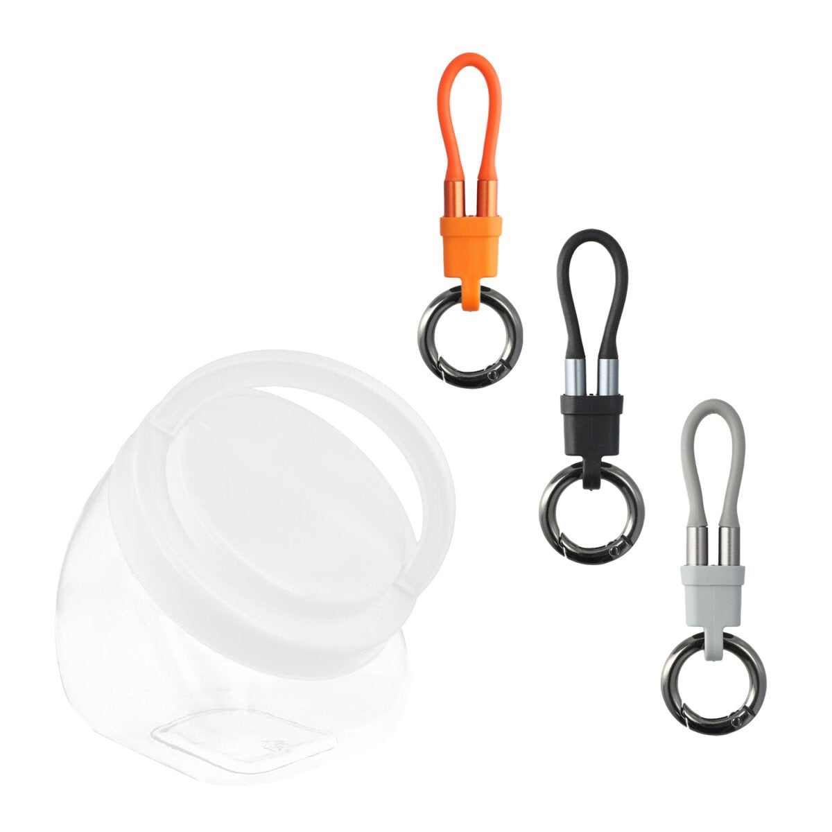 EAN 4252011910847 - 4smarts 541385 cable USB 0,3 m USB C Negro, Gris, Naranja imagen 2