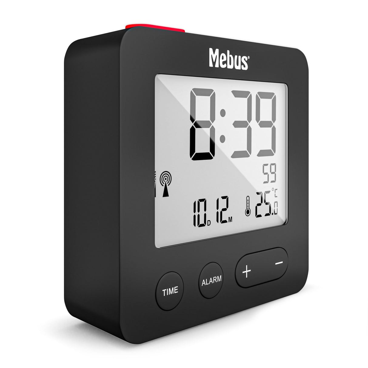 EAN 4007218258014 - Mebus 25801 wekker Reloj despertador digital Negro imagen 4