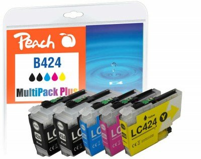 Peach Cartucho Brother Lc-424 Multipack Plus Compatible