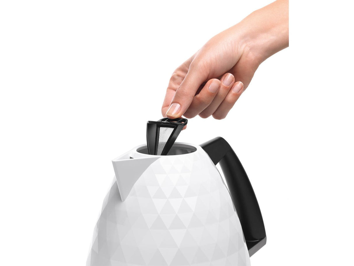 Tetera De'Longhi Brillante Kbj 2001.W Eléctrica 1,7 L 2000 W Blanco