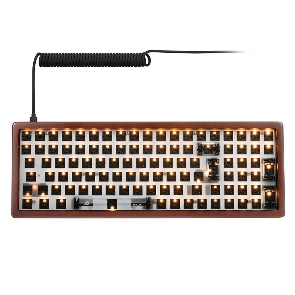 Sharkoon Skiller Sgk50 S2 Wood Barebone, Wood De Teclado De Juegos 4044951042609