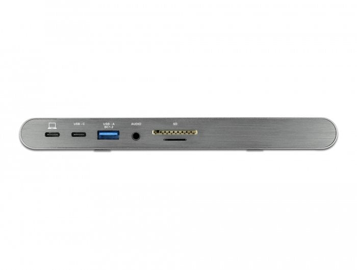 EAN 4043619877720 - DeLOCK 87772 base para portátil y replicador de puertos Alámbrico Thunderbolt 3 Gris imagen 4