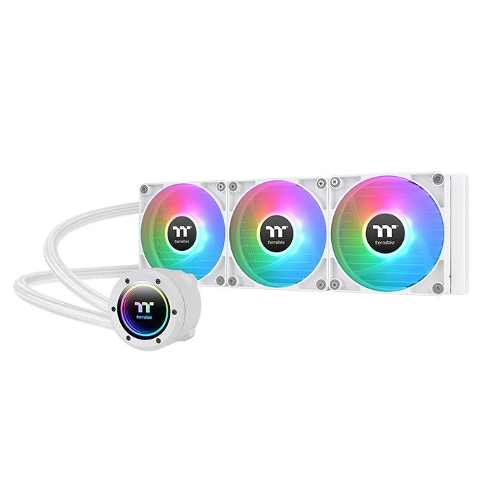 Thermaltake Th360 V2 Argb Sync All-In-One Liquid Cooler Snow Edition, Blanco