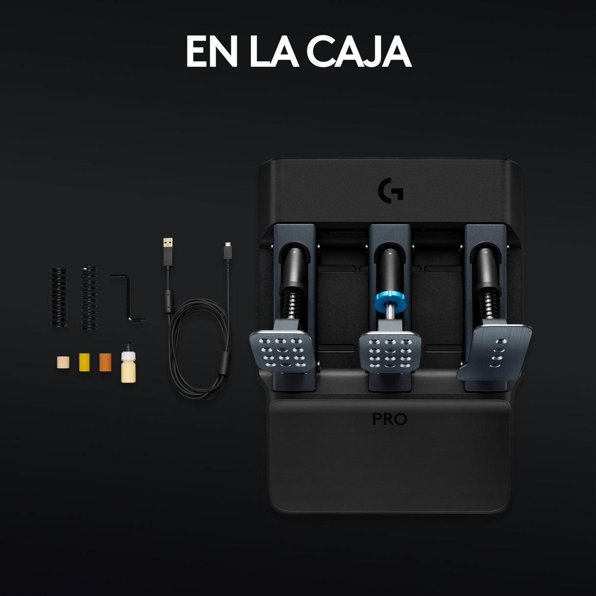 Logitech G Pro Racing Pedals Pedales Cableado Para Pc Microsoft Xbox One Microsoft Xbox Series S Microsoft Xbox Series X Sony Playstation 4 Sony Playstation 5