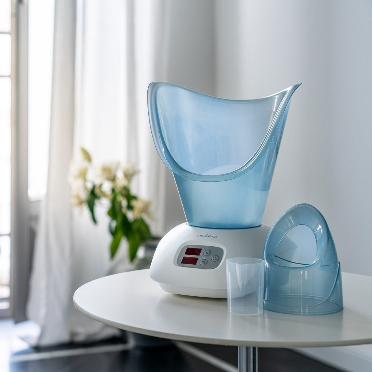 EAN 4015588882425 - Medisana DS 400 sauna facial Azul, Blanco imagen 3