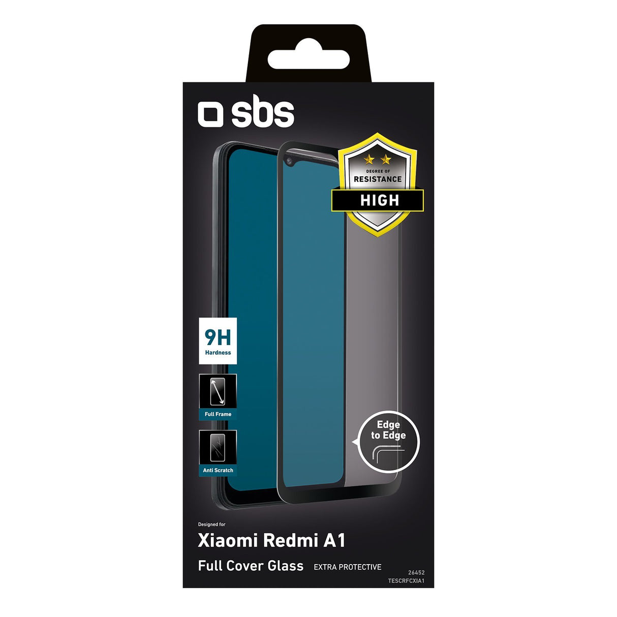 EAN 8018417426452 - SBS Full Cover Protector de pantalla Xiaomi 1 pieza(s) imagen 2