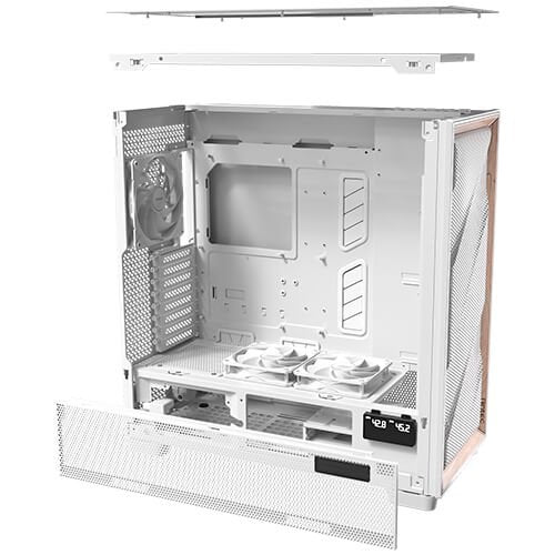 EAN 0761345101561 - Antec FLUX PRO White EUV Full Tower Blanco, Madera imagen 17