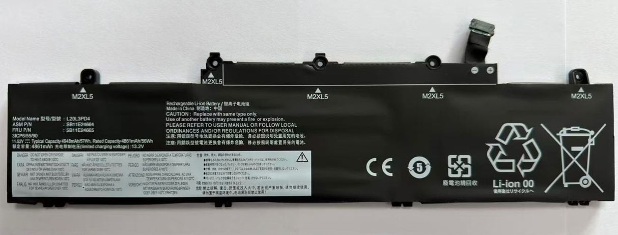 Battery Li-Polymer 57.00wh Lenovo Black